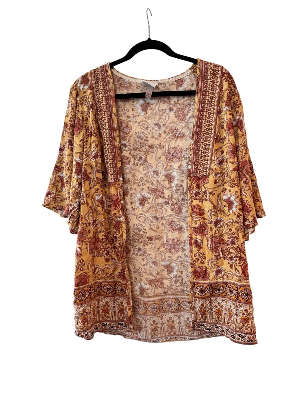 Knox Rose Floral Paisley Kimono